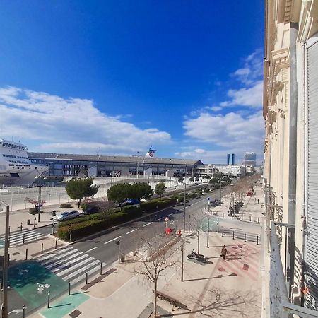 Spacieux Et Lumineux Appartement Vue Mer Joliette Marseilles Exterior foto